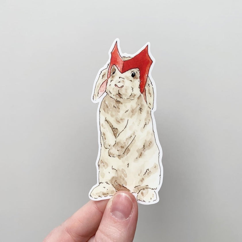 Wanda Bunny Vinyl Sticker – The Critter Co